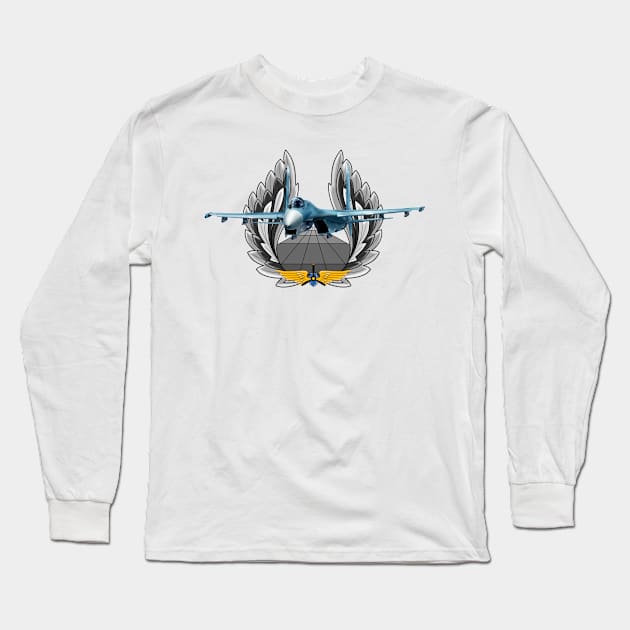 Su-27 Long Sleeve T-Shirt by sibosssr